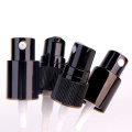 square 50ml glass bottle black colored with pump cap